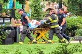Six hurt as man throws ‘flamethrower’ at pro-Israel rally in Colorado