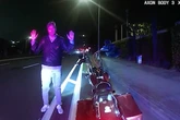 Bodycam footage shows moment ex-RHOC star’s brother shot dead by cop