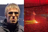 Liam Gallagher furiously condemns fan who launched flare into crowd