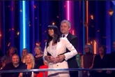 Strictly’s Claudia Winkleman and Dave Arch recreate Coldplay kiss-cam