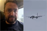 Comedian shares ‘scary’ clip of plane landing attempt during Storm Amy
