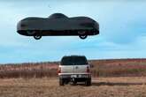 World’s first flying car hops over vehicle in public test