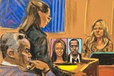 Diddy dangled Cassie’s friend off apartment balcony, jury told