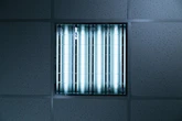 Indoor solar panel generates electricity from fluorescent lightbulbs