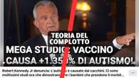 Robert Kennedy Jr. e lo studio truffa su vaccini e autismo