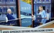 Il fuorionda di Giuliano Amato che imbarazza la giornalista di Skytg24: «Mademoiselle, quando stacchi?» – Il video