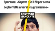 La narrazione fuorviante su Roberto Speranza e il «20 per cento di effetti avversi gravissimi» dei vaccini Covid