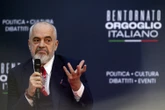 Edi Rama ad Atreju: «L’accordo sui migranti è legale. Lager? Ci vuole rispetto per le vittime dei veri lager»