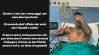 Fedez, il giallo della storia cancellata: «Chi ho accanto ora non sente il bisogno di fare un TikTok mentre sono su un letto d’ospedale»