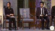 La sedia vuota di Mohammadi alla cerimonia per il premio Nobel della pace. Il discorso letto dai figli: «L’Iran è una tirannia misogina» – Il video