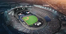 How the MLB turned a giant Nascar stadium into a baseball field
