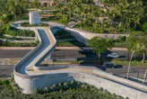 A winding new bridge connects Honolulu’s downtown to the beach