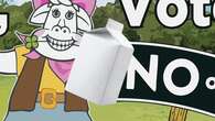 Why this political ad lives on the side of a milk carton