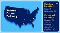 Walmart is planning a major expansion of its drone delivery service with Wing. Here’s where it will land next