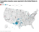 This measles outbreak tracker and map show how rapidly cases are spreading across America