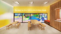 This ultra-popular trampoline park just designed a whimsical playspace for toddlers