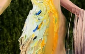 The artist behind Emma Chamberlain’s Met Gala gown on why it took 40 hours to paint