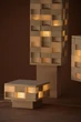 This gorgeous lamp is made from egg shells