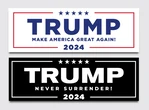 Trump’s ‘Never Surrender’ logo brands a new era of grievance politics