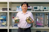 This small wooden cube is actually a satellite that’s being sent to space