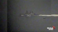 Russia shows what it says is British destroyer chased out of Crimea waters