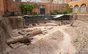 Les ruines du théâtre de l’empereur Néron mises au jour à Rome