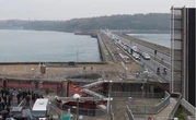 Des salariés du barrage de la Rance manifestent pour plus de moyens