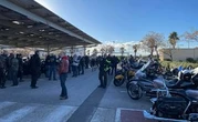 Une centaine de bikers devant un collège en soutien d’un enfant harcelé