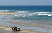 Quatre obus découverts sur une plage de Biscarrosse, dans les Landes