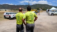 Extinguido el incendio forestal junto al Castillo de la Albaida que obligó a evacuar a 500 personas