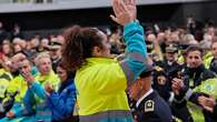 Madrid homenajea a los trabajadores que ayudaron en la DANA: 