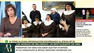 Las monjas de Belorado atienden a 'El programa de AR' desde el que será su restaurante: 