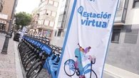 Puente de Vallecas estrena estación virtual de Bicimad para depositar la bicicleta sin anclajes físicos