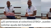 El vídeo que dice que "se ha abierto el plazo para solicitar la ayuda que dan a personas homosexuales" es humor