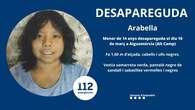 Buscan a una menor desaparecida en Aiguamúrcia