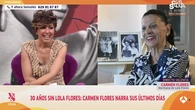 Carmen Flores recuerda a 'La Faraona' 30 años después de su muerte: "Mi hermana era todo para mí"