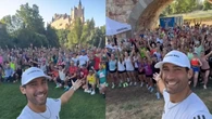Sergio Turull 'Pitufollow' completa la 17ª etapa de los 50 km al día durante 50 días: "Cada día más gente unida por la causa"