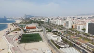 En marcha las obras de transformación del paseo de la Mar Bella: será más ancho y verde y quedará protegido de los temporales