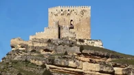 El castillo musulmán de Cuenca que fue construido en lo alto de una plataforma natural rocosa