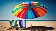 Que el aire no arruine tus días de playa: esta sombrilla antiviento barata tiene factor SPF