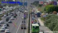 Heridos 14 menores tras colisionar una furgoneta y un autobús escolar en Tenerife 