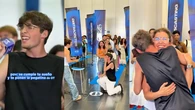 La emoción incontrolada de este chico al conocer que pasa a la siguiente fase de Operación Triunfo