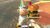 PETA amenaza con investigar a Nintendo porque en 'Mario Kart World' se puede hacer que una vaca se coma una hamburguesa