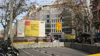 Los comercios de la calle Urgell de Barcelona se enfrentan resignados a las obras de la L8: 