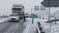 Las fuertes nevadas obligan a cortar varias carreteras de Castilla y León