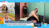 José María, el hombre que pesaba 350 kilos, pierde 170 y aspira a operarse después de la Semana Santa 