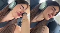 Violeta Mangriñán rompe a llorar tras despedirse de sus hijas: "Conciliación lo llaman"