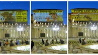 Proyectan imágenes antitaurinas en el Vaticano para pedir al Papa que condene la tauromaquia