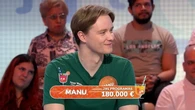 Manu alcanza los 180.000 euros ganados en 'Pasapalabra' en casi 300 programas