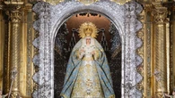 La Macarena vuelve al altar mayor de su Basílica tras someterse a los análisis del IAPH